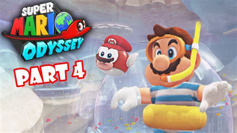 Let S Play Super Mario Odyssey Part 4 Exploring The Lake Kingdom Under