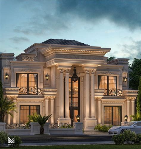 Classic Villa House In Erbil House Arch Design House Outside Design
