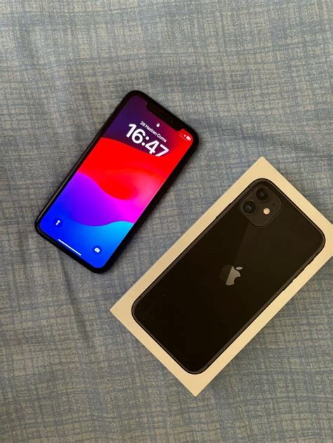 iPhone 11 128gb kutu fatura orijinal kablo Akıllı Telefon 1686642760