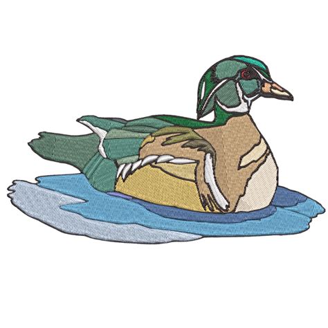 Free Wood Duck Machine Embroidery Design Romney Ridge Farms And Crafts