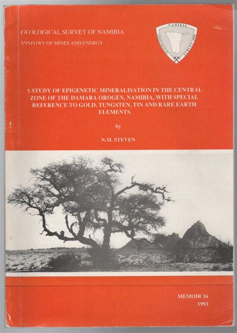 A Study Of Epigenetic Mineralisation In The Central Zone Of The Damara