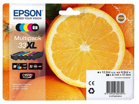 Epson Original Tintenpatronen Multipack Xl T Bk C M Y Pbk