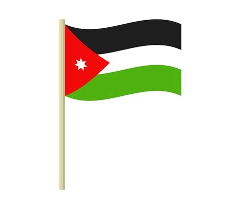 Premium Vector Jordan Flag