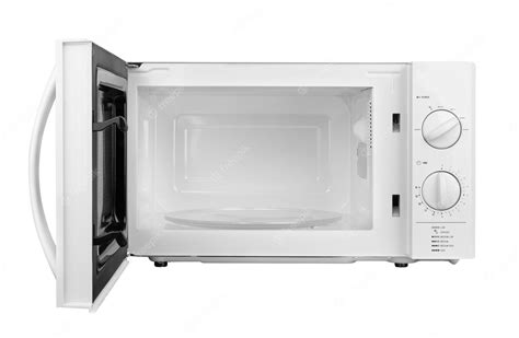 Premium Photo | Open microwave oven