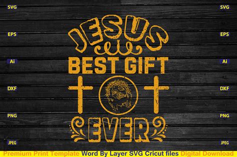 Jesus Best Gift Ever Svg Cut File Graphic By CraftArt24 Creative Fabrica