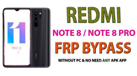 Redmi Note Pro M G G Frp Unlock Mi Google Account Bypass