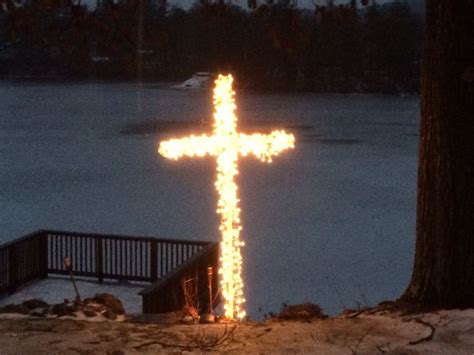 Build Cross For Outside Decoration At Christmas Beautiful Cross 10