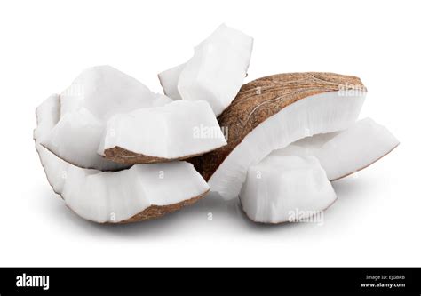 Coconut Pieces Hi Res Stock Photography And Images Alamy