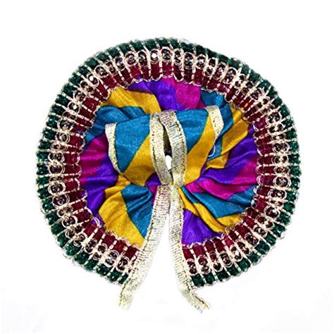The Holy Mart Rainbow Ladoo Gopal Dress 2 Size Laddu Gopal Poshak