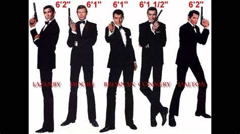 James Bond Height Comparison | Robert mcginnis, Actriz de cine ...