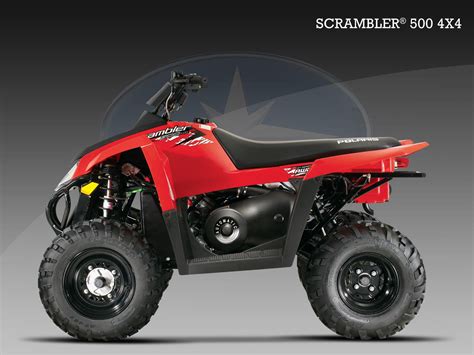 Polaris Scrambler 500 4x4 2009 2010 Specs Performance And Photos