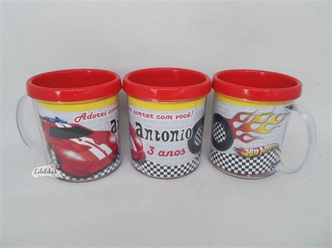 Lembrancinha Hot Wheels Caneca Elo Produtos Especiais
