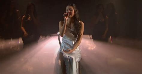 Watch Olivia Rodrigo Perform Cant Catch Me Now On Colbert Our