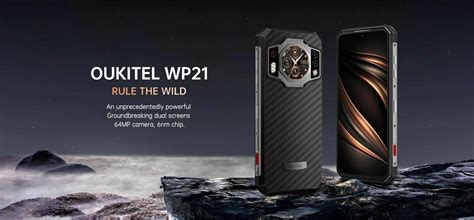 Oukitel WP21: 9 800mAh baterie, 66W nabíjení a 120Hz displej