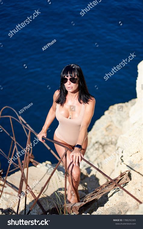 Hot Sexy Curvy Woman Posing Near Stock Photo Shutterstock