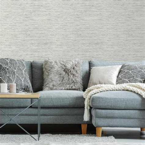 Grasscloth Grey Peel And Stick Wallpaper Peel And Stick Decals The
