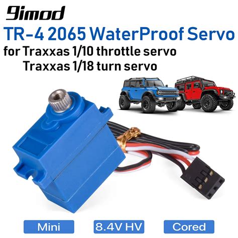 10pcs 9imod 4 5KG Servo Mini Waterproof TR 4 2065 Metal Gear 3 Pin 8 4V