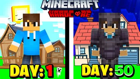 Surviving Days In Hardcore Minecraft Youtube