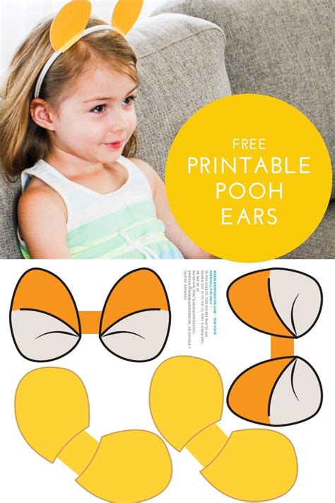 Diy Winnie The Pooh Ears Piglet Ears Tigger Ears Winnie The Pooh