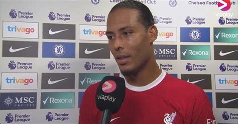 At Half Time We Spoke About It We Saw Clips Van Dijk On What Made