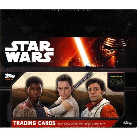 Topps Star Wars Force Awakens Ser 1 Special Hobby Ed Box