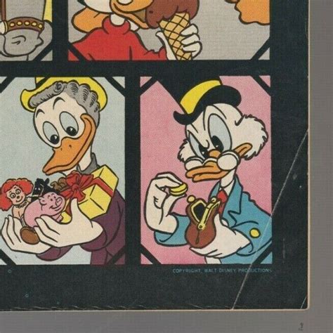 1954 Walt Disney S DUCK ALBUM 586 GD 2 5 Dell Comics Donald Duck