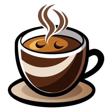 Coffee Cup Clip Art And Vector Design With A White Background Premium Ai Generated Vector