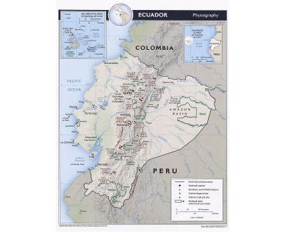 Mapas de Ecuador Colección de mapas de Ecuador América del Sur