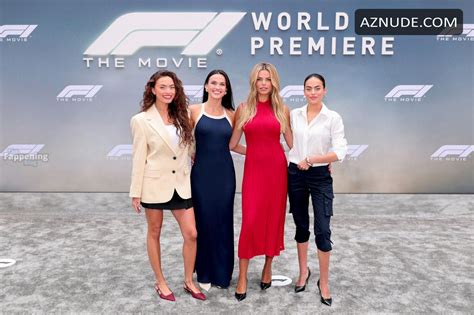 Brooks Nader Sexy Flashes Her Hot Tits In A Steamy Tight Red Dress At The World Premiere Of