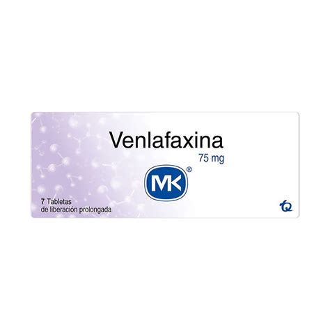 Venlafaxina 75 Mg Caja con 7 Tabletas Mis Droguerías Farmacenter