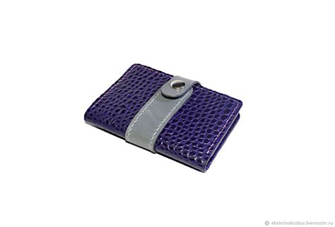 Картхолдер: картхолдеры из натуральной кожи с тиснением индиго в ...