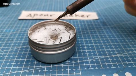 Как сделать чистящую пасту для мгновенного лужения жала паяльника