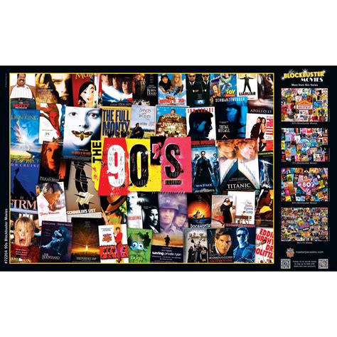 Blockbuster Movies - 90's Blockbusters 1000 Piece Puzzle | MasterPieces ...