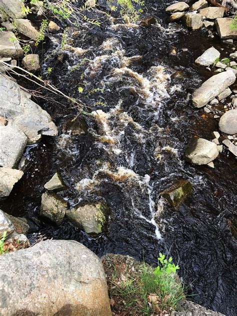webhannet falls water blessing reflections  riverman