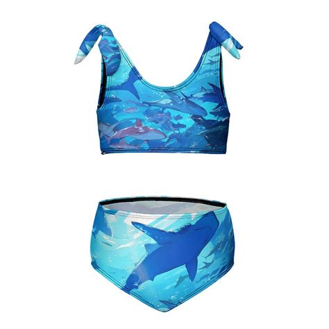 Underwater World Girl S Piece Bikini Set Beach Sport Swimsuit Swimwear Y Cm Walmart