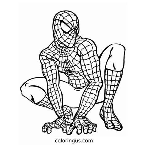 Spider Man Far From Home Coloring Page