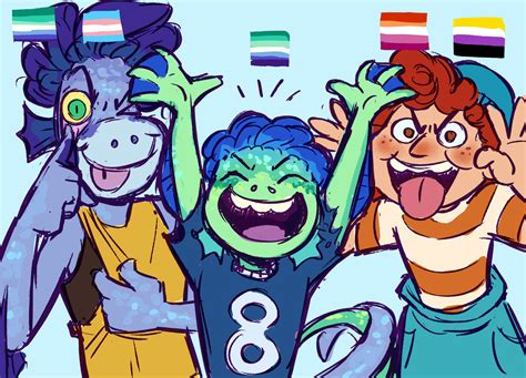 Pin By Arrozzz B Nder On Luca Gay Fish Disney Fan Art Animation