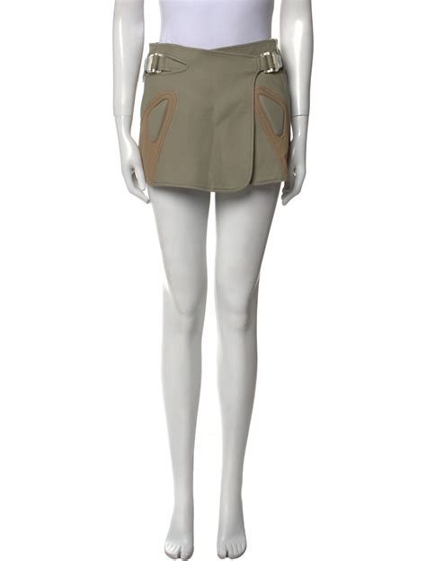 Dion Lee Mini Skirt w/ Tags - Green Skirts, Clothing - DNL33744 | The