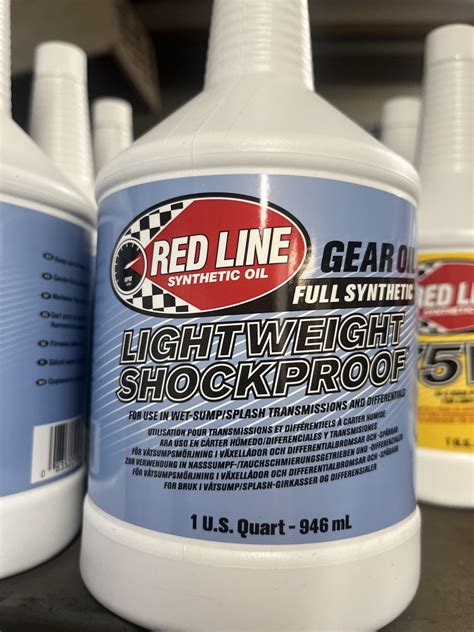 Redline LIGHTWEIGHT SHOCKPROOF® GEAR OIL – Peter May Engineering