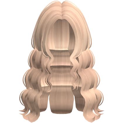 Long Wavy Ethereal Curly Hair Blonde Roblox