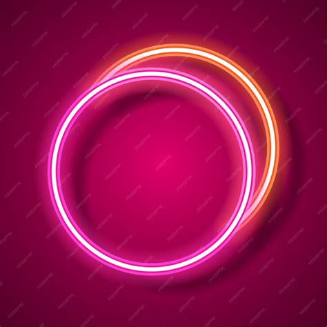 Premium Vector Neon Banner Template Design