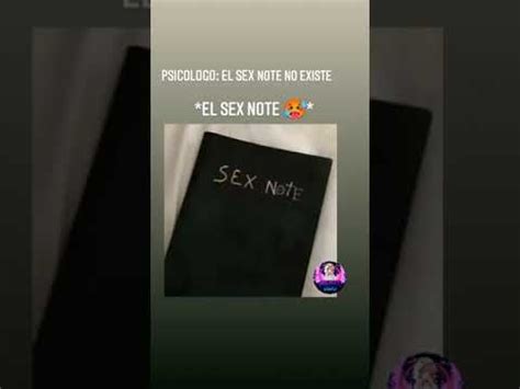 El Sex Note Youtube