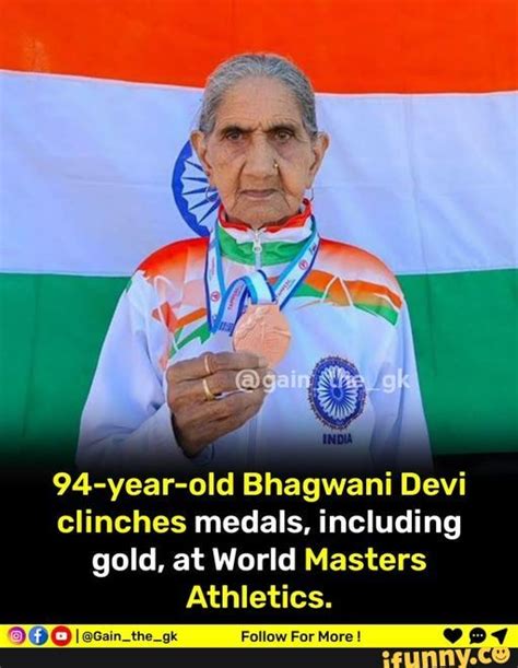 94 Year Old Bhagwani Devi Clinches Medals Including Gold At World