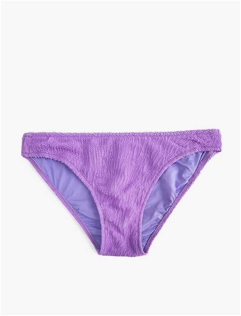 Mor Kad N Bikini Alt Dokulu Normal Bel Sak Mm Koton