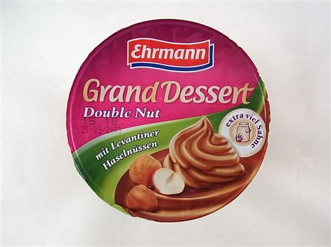 Ehrmann Grand Dessert Double Nut | Lebensmittelklarheit