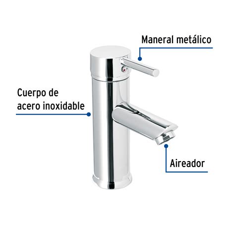 Ficha Tecnica Monomando Corto Cromo Para Lavabo Foset Tubig