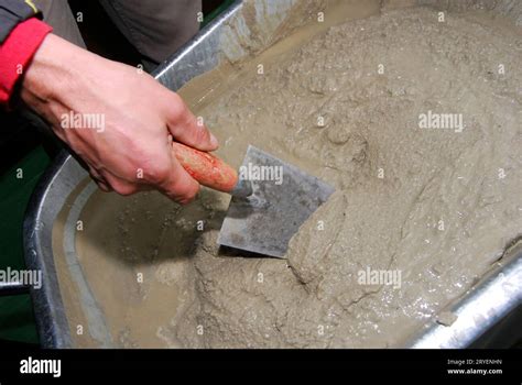 concrete   building material stock photo alamy