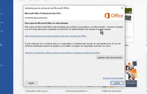 Activar Office Professional Plus