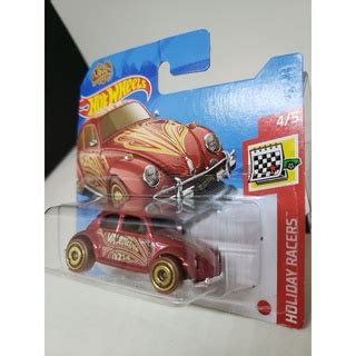 Hot Wheels Holiday Racers Volkswagen Beetle Fusca R Shopee Brasil