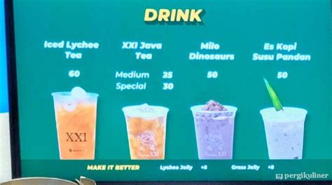 Selalu Diperbarui Menu Xxi Cafe Pluit